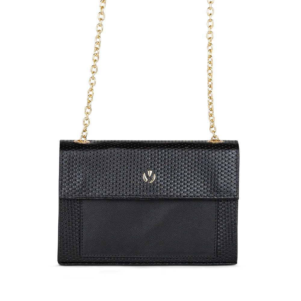 BOLSO TESSA PETATILLO NEGRO