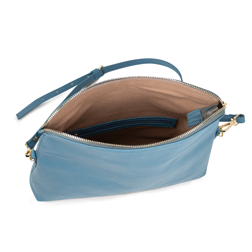 BOLSO MILENE BISONTE AZUL CIELO